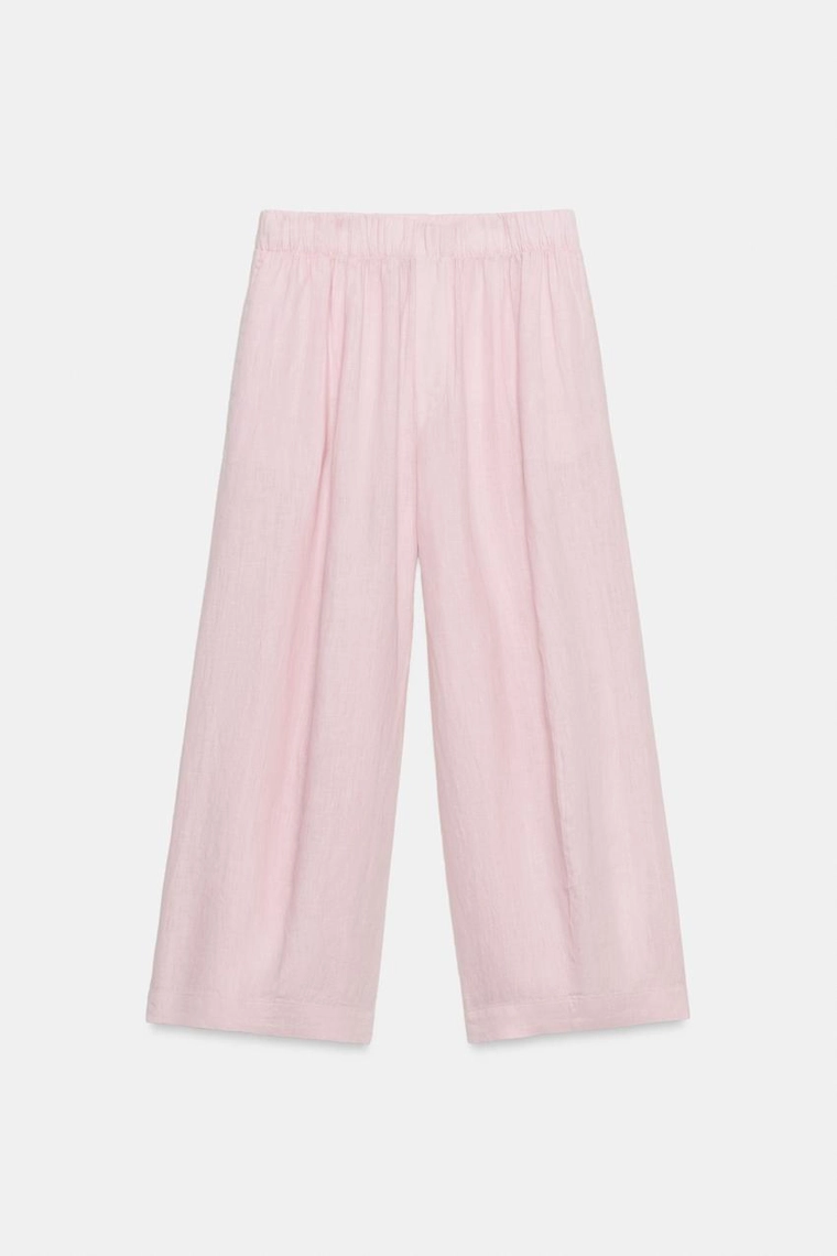 БРЮКИ  ИЗ ЛЬНА — коллекция Zara «ZW»