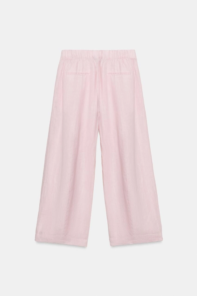 БРЮКИ  ИЗ ЛЬНА — коллекция Zara «ZW»