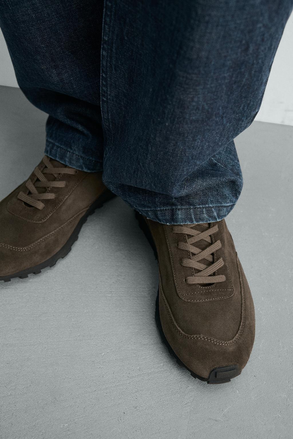 КОЖАНЫЕ КРОССОВКИ