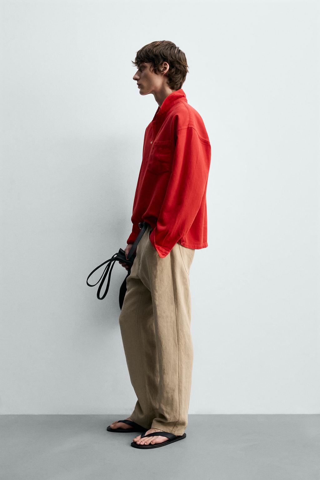 ПОЛО RELAXED FIT ИЗ РЕЛЬЕФНОЙ ТКАНИ