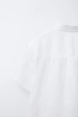 Рубашка из 100% льна- Заказать в России