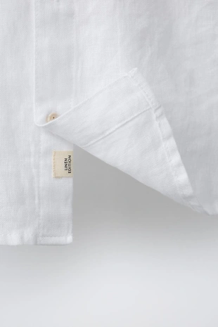 Рубашка из 100% льна- Заказать в России