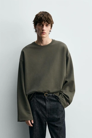 Укороченная толстовка Interlock- Заказать в России