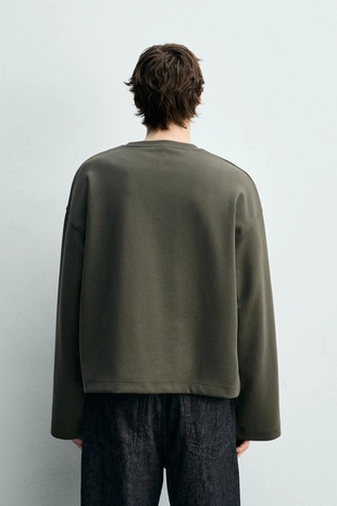 Укороченная толстовка Interlock- Заказать в России