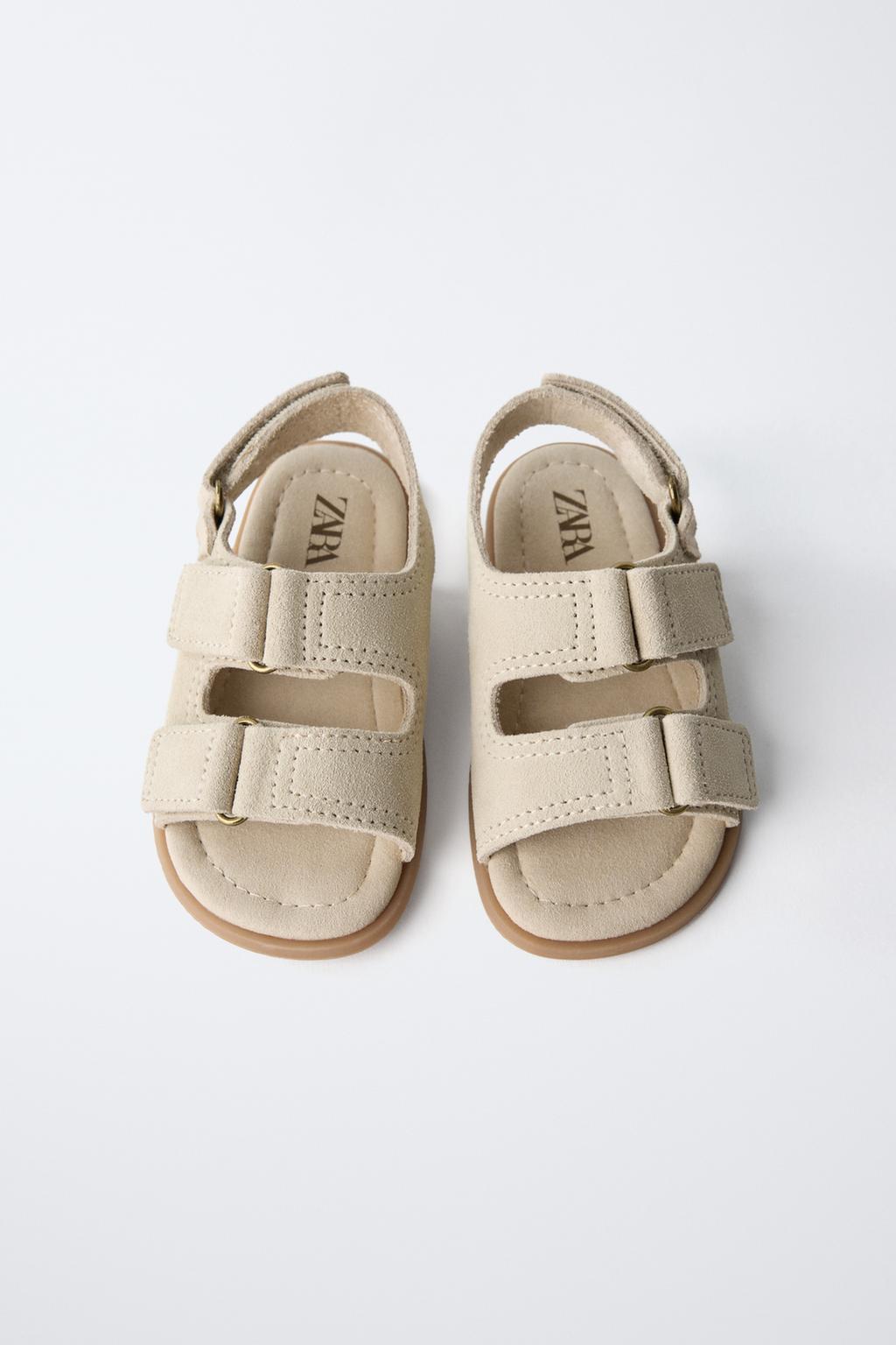 Сандалии из натуральной кожи без каблука