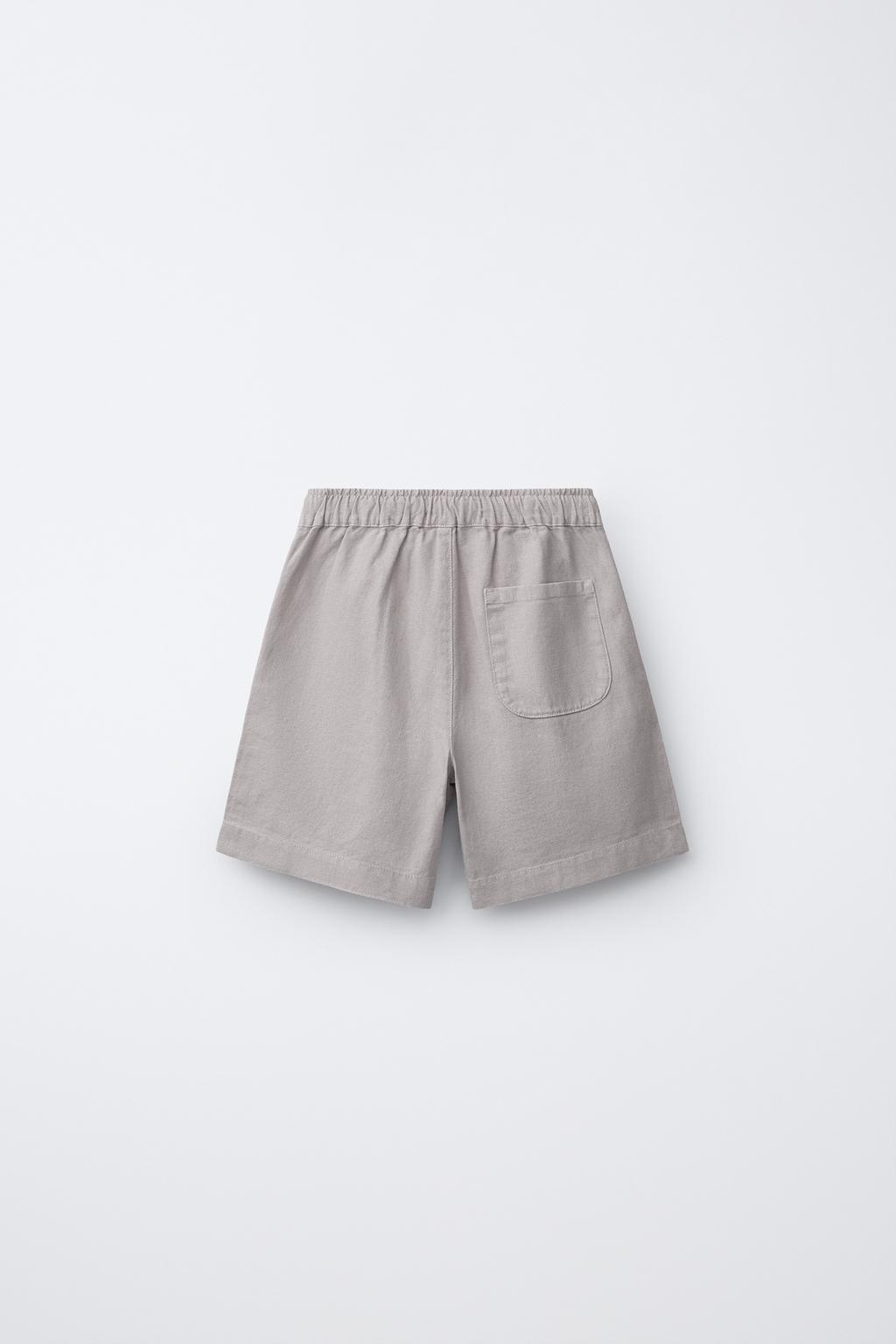 БЕРМУДЫ ИЗ ЛЬНА И ХЛОПКА