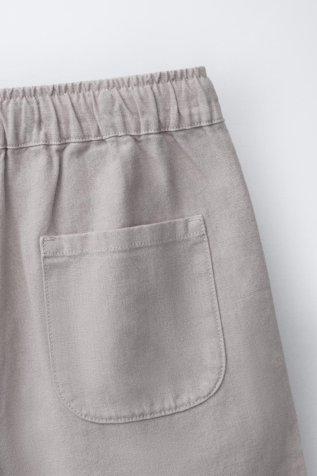 БЕРМУДЫ ИЗ ЛЬНА И ХЛОПКА