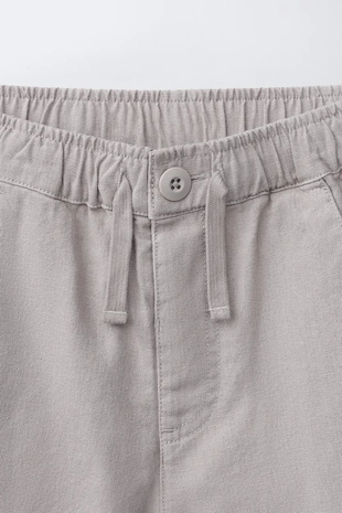 Бермуды из льна и хлопка- Заказать в России