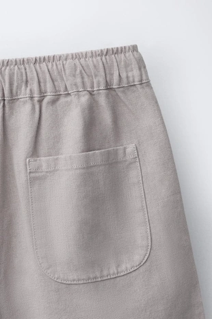 Бермуды из льна и хлопка- Заказать в России