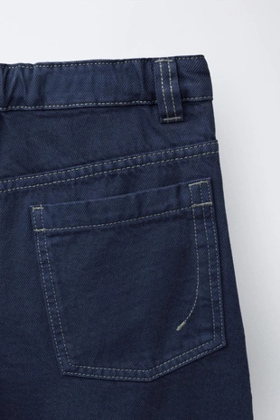 Шорты-бермуды с контрастной отстрочкой- Заказать в России