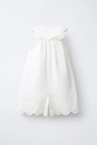 Короткий комбинезон с вышивкой- Заказать в России