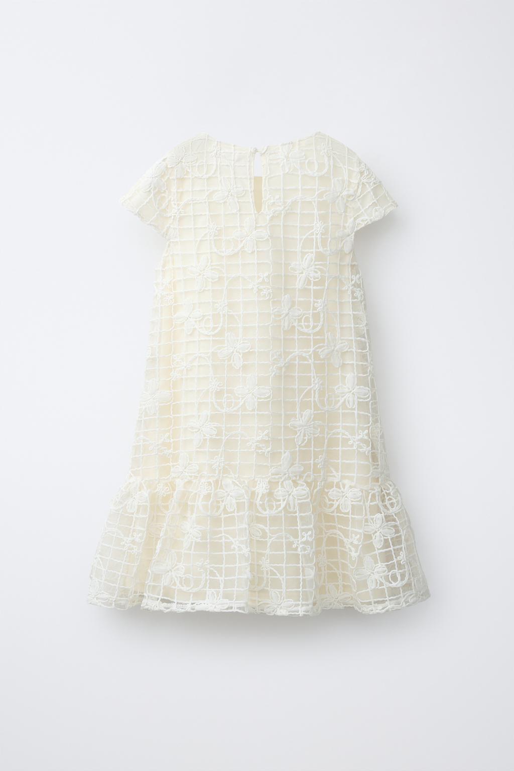 ПЛАТЬЕ ИЗ ПОЛУПРОЗРАЧНОЙ ТКАНИ С ЦВЕТОЧНЫМ ПРИНТОМ