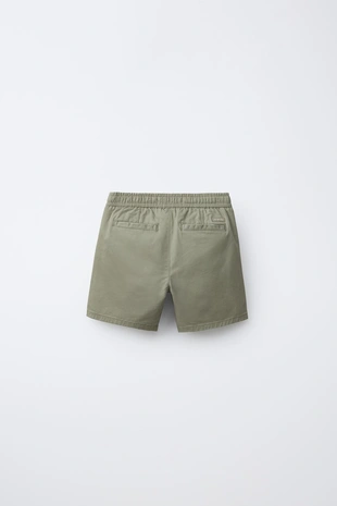 Шорты-бермуды в китайском стиле со шнурками