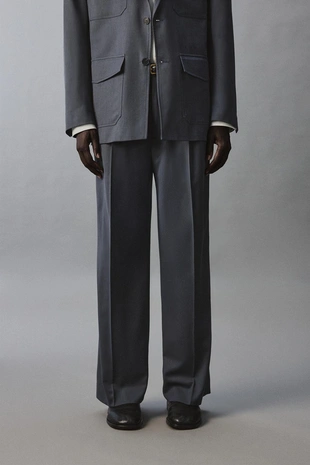 Костюмные брюки Flare Fit из шерсти- Заказать в России