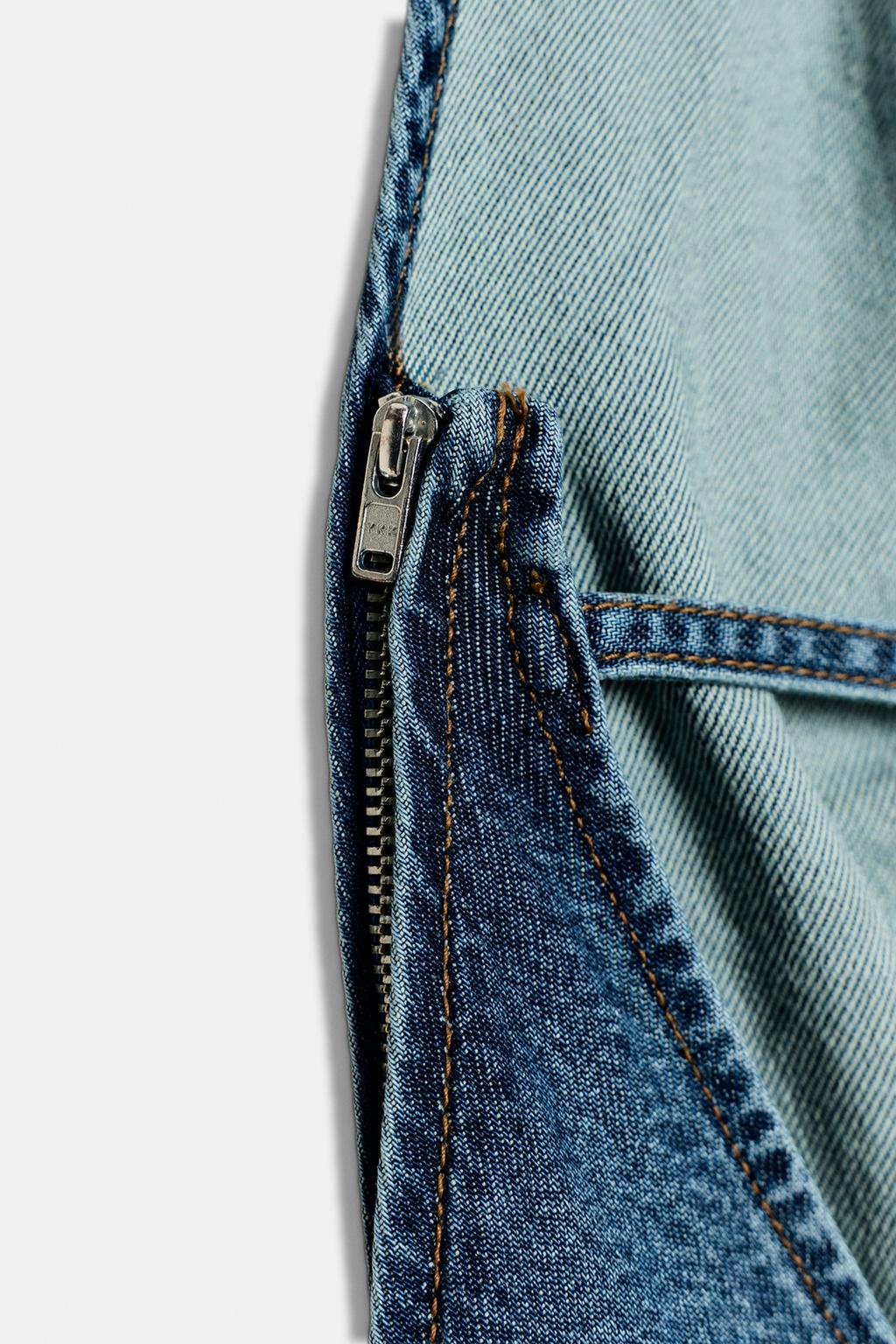 Джинсовый комбинезон z1975 с поясом на шее