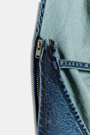 Джинсовый комбинезон z1975 с поясом на шее- Заказать в России