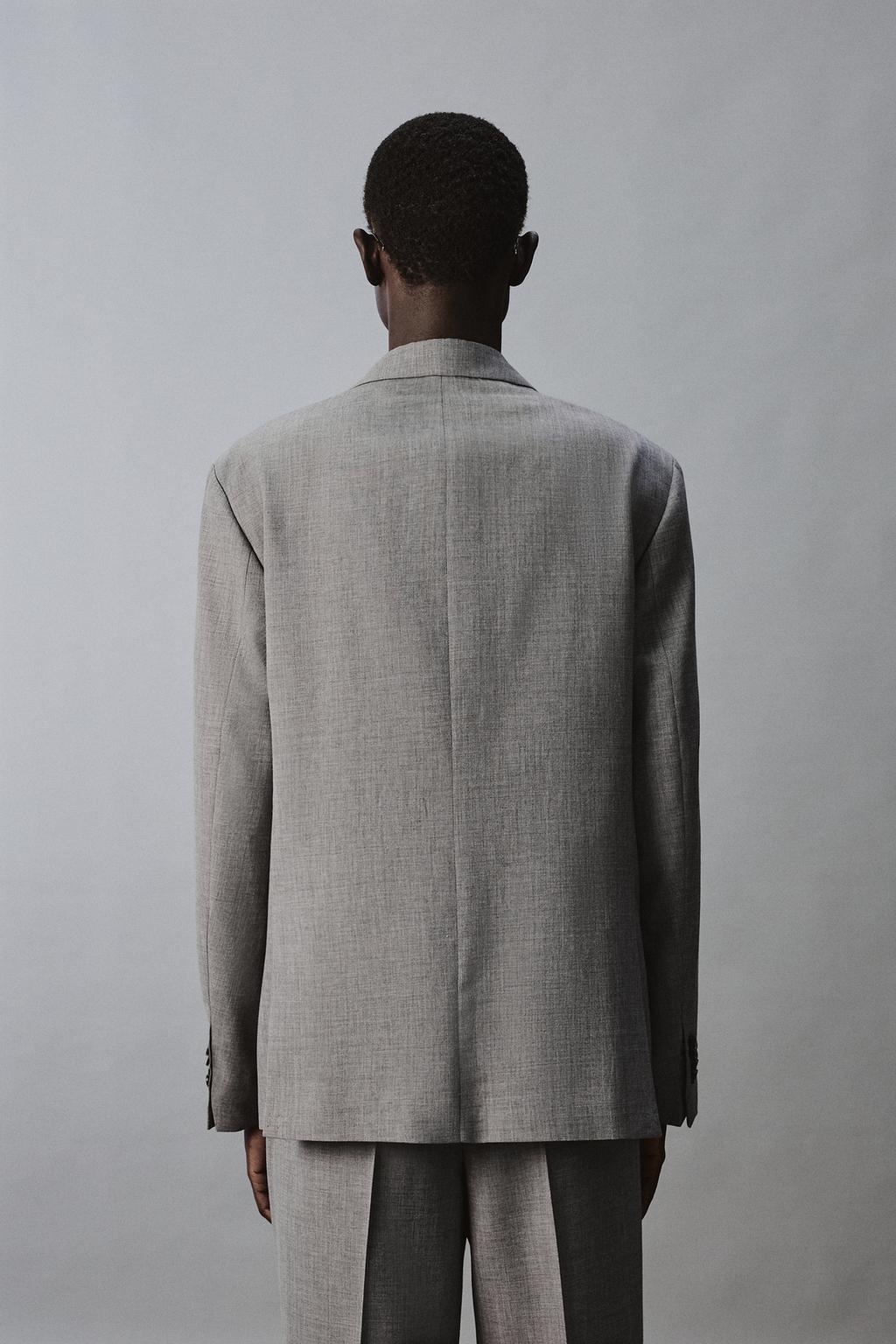 КОСТЮМНЫЙ БЛЕЙЗЕР SLIM FIT ИЗ РЕЛЬЕФНОЙ ТКАНИ