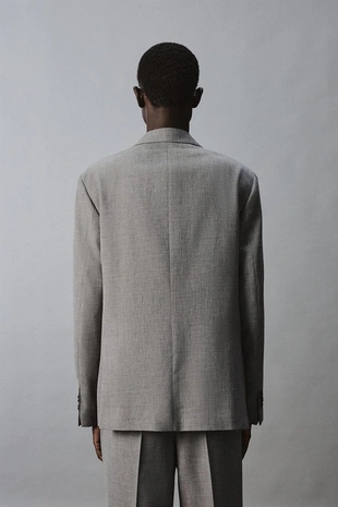 Костюмный блейзер Slim Fit из рельефной ткани- Заказать в России