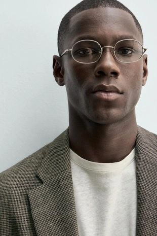 Блейзер классического кроя с узором «гусиная лапка»- Заказать в России