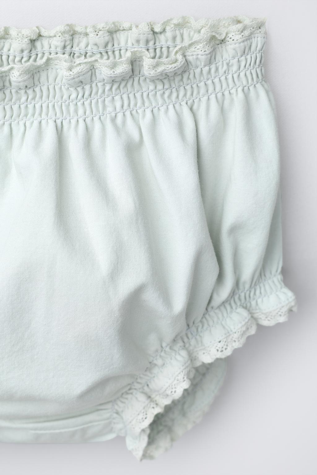 КОМПЛЕКТ ИЗ РУБАШКИ И ТРУСОВ С ВЫШИВКОЙ