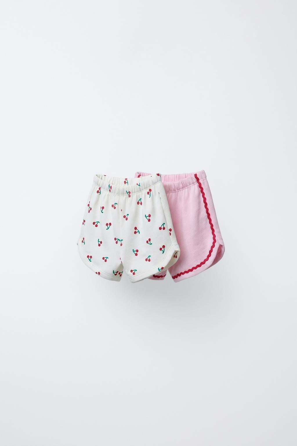 НАБОР ИЗ 2 БЕРМУДОВ «ВИШНЯ И ВОЛНА»