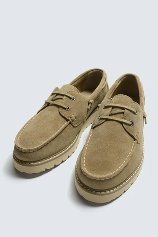 Кожаные топсайдеры- Заказать в России