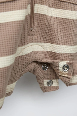 Комплект коротких пижам из вафельного трикотажа