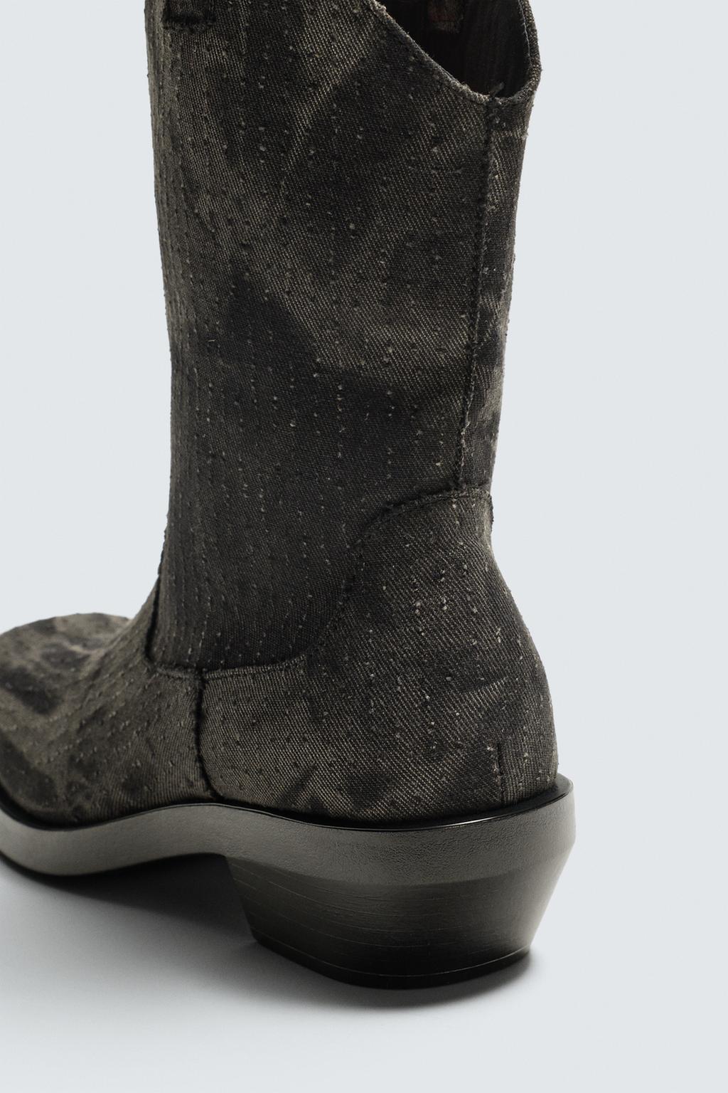 ДЖИНСОВЫЕ САПОГИ В КОВБОЙСКОМ СТИЛЕ