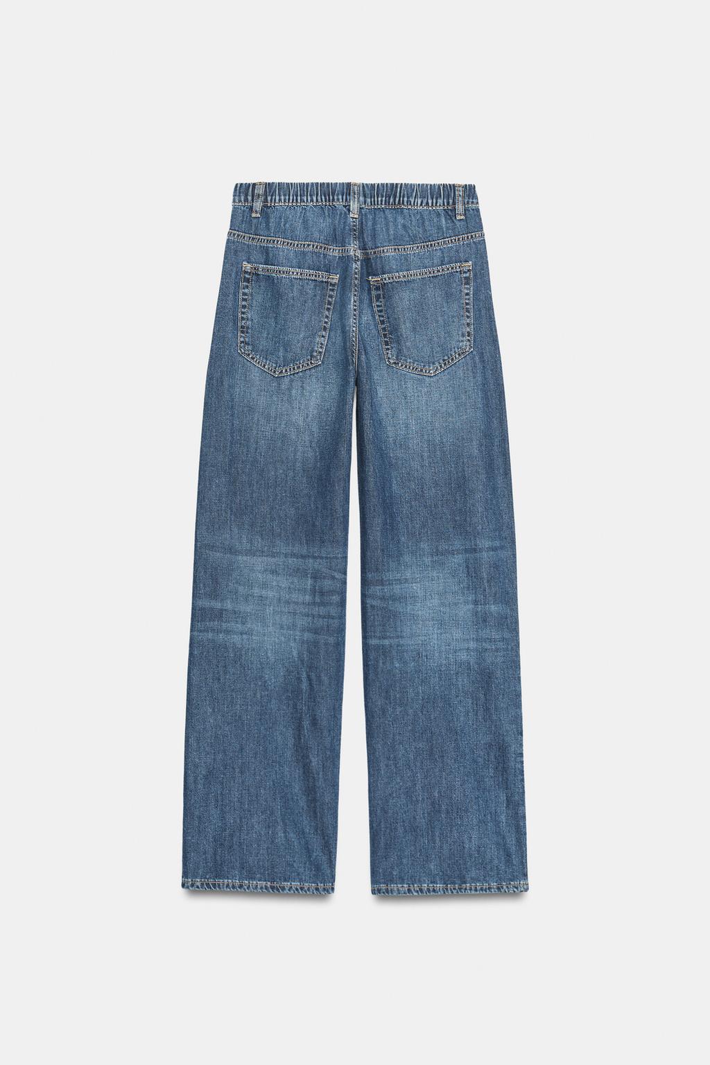 ДЖИНСЫ TRF RELAXED FIT СО СРЕДНЕЙ ПОСАДКОЙ