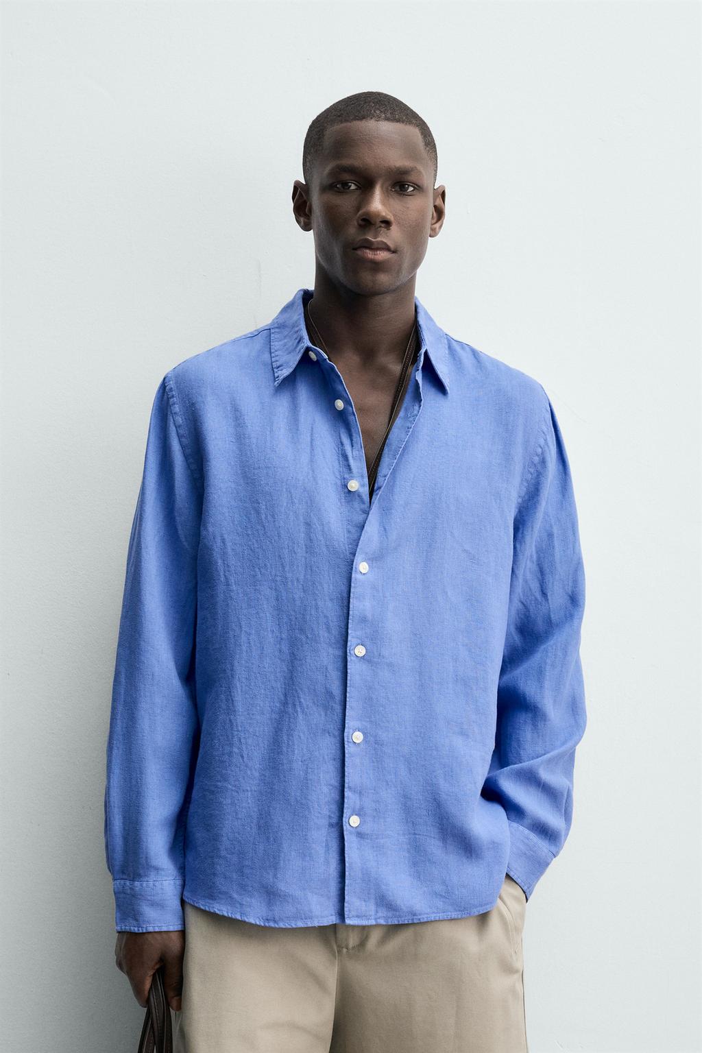 РУБАШКА ИЗ 100% ЛЬНА