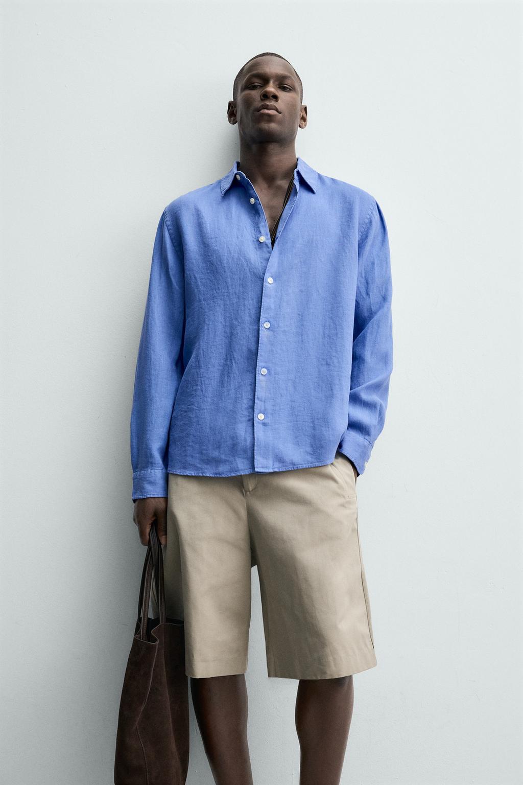 РУБАШКА ИЗ 100% ЛЬНА