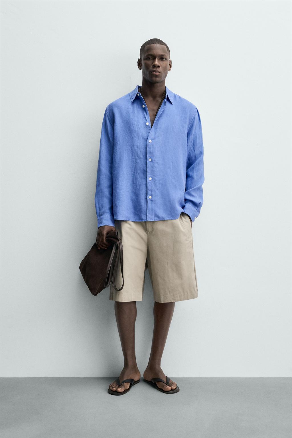 РУБАШКА ИЗ 100% ЛЬНА