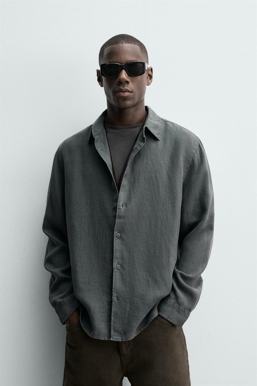 РУБАШКА ИЗ 100% ЛЬНА