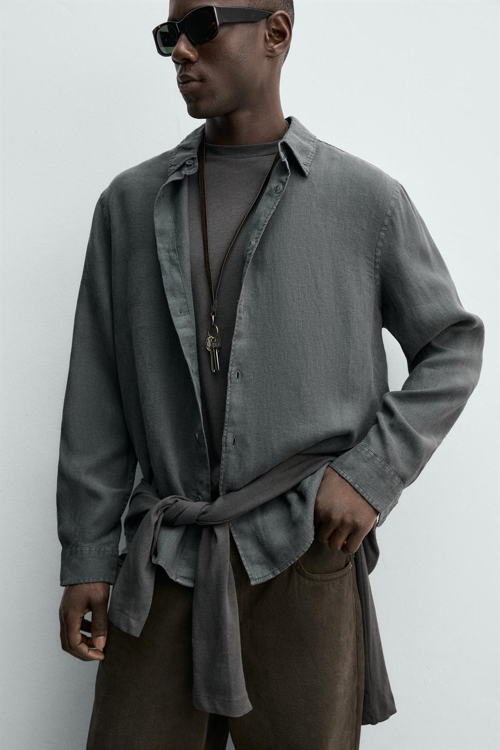 РУБАШКА ИЗ 100% ЛЬНА