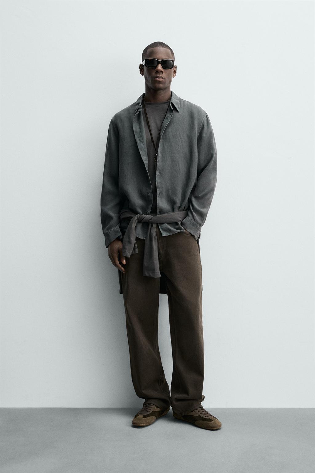 РУБАШКА ИЗ 100% ЛЬНА