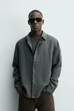 Рубашка из 100% льна