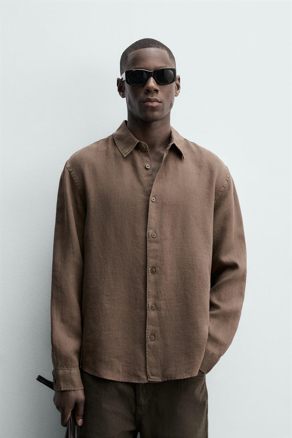 РУБАШКА ИЗ 100% ЛЬНА