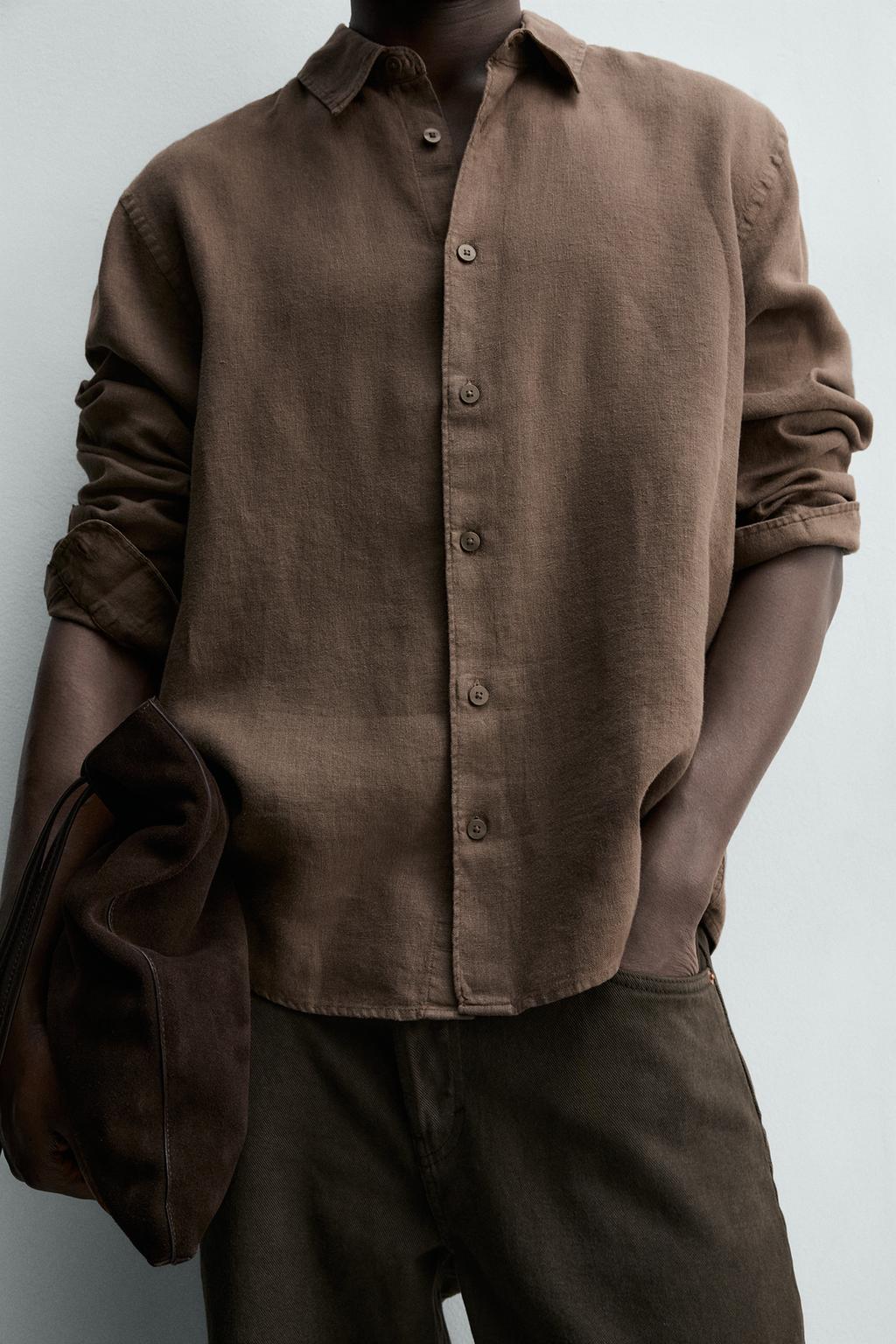 РУБАШКА ИЗ 100% ЛЬНА