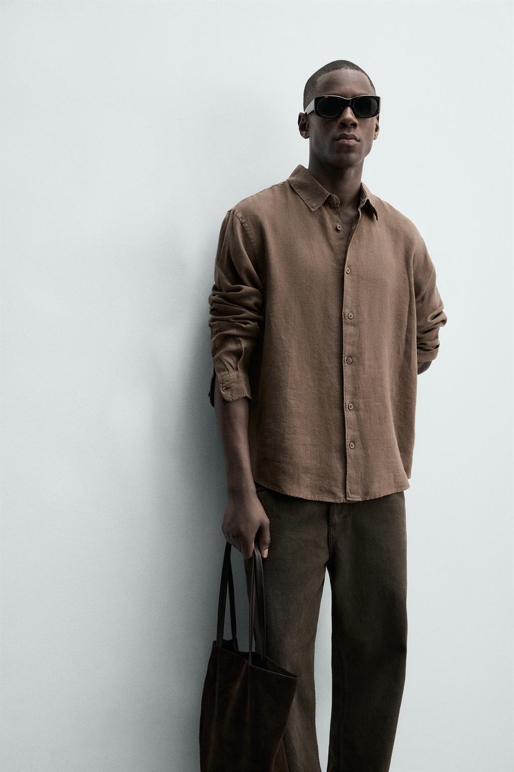 РУБАШКА ИЗ 100% ЛЬНА