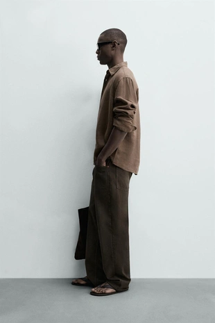 Рубашка из 100% льна