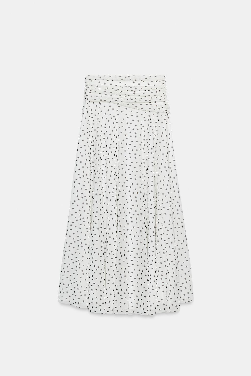 ДЛИННАЯ ЮБКА В ГОРОШЕК