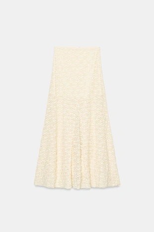 Длинная кружевная юбка- Заказать в России