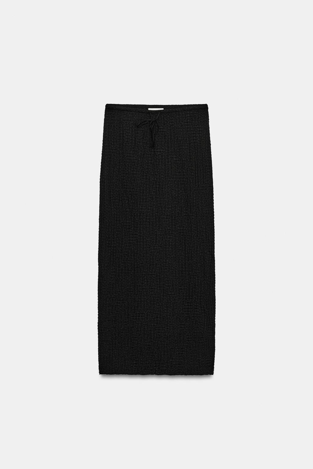 ЮБКА МИДИ ТЕКСТУРИРОВАННАЯ