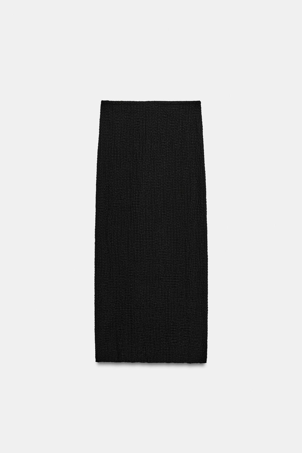 ЮБКА МИДИ ТЕКСТУРИРОВАННАЯ