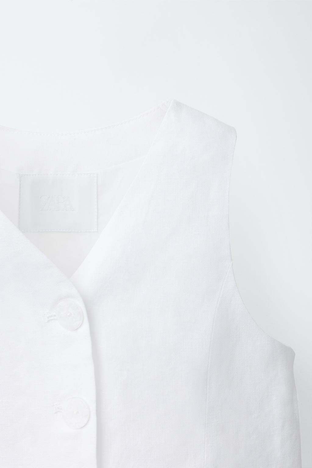 ЖИЛЕТ ИЗ 100% ЛЬНА