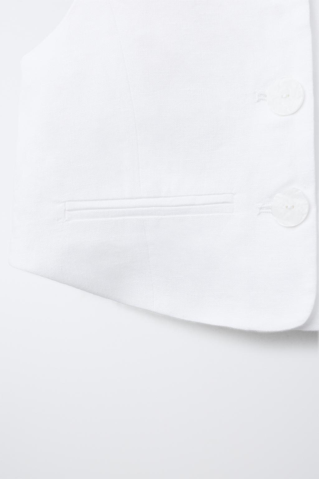 ЖИЛЕТ ИЗ 100% ЛЬНА