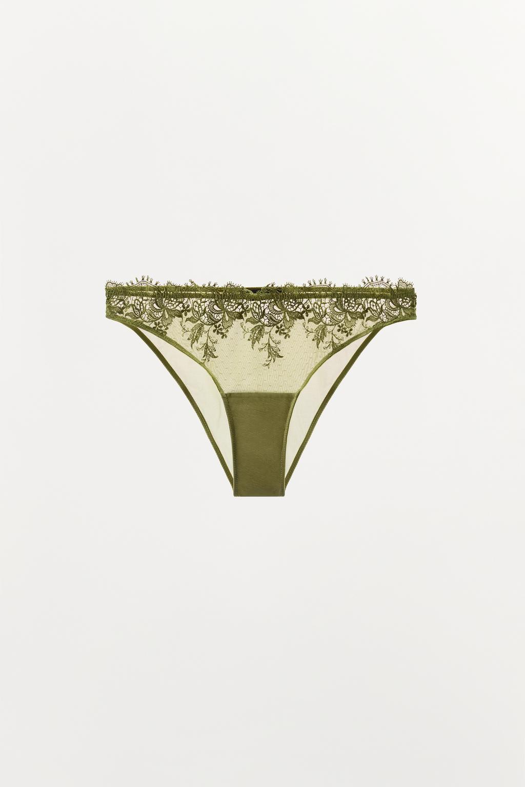 ТРУСЫ С КРУЖЕВОМ В ГОРОШЕК