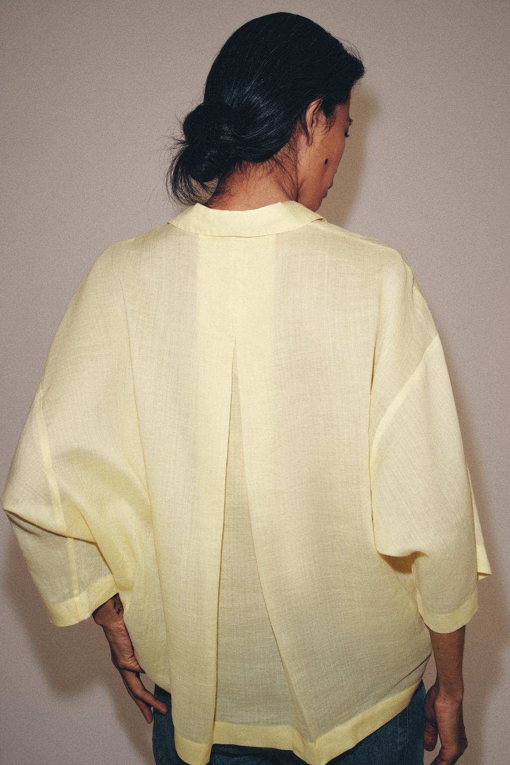 СТРУЯЩАЯСЯ РУБАШКА ОВЕРСАЙЗ — ZW COLLECTION