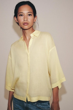 Струящаяся рубашка оверсайз — Zw Collection- Заказать в России