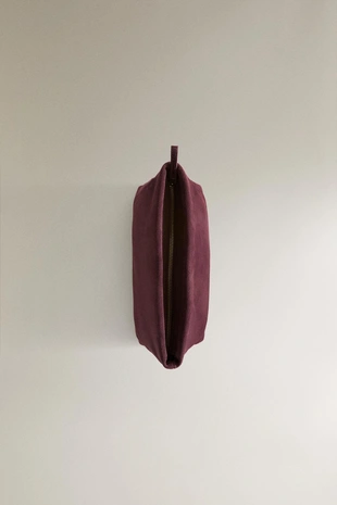 Сумка для косметики из разделанной кожи- Заказать в России